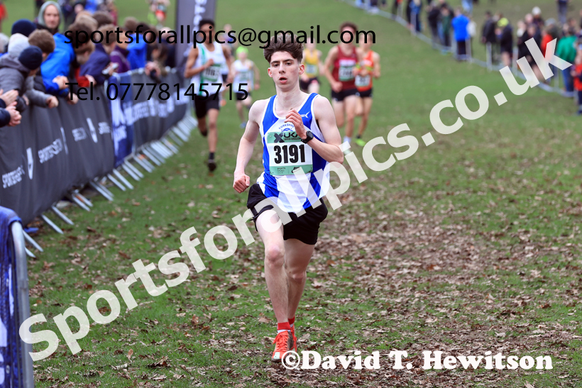 Mens Under-17s 2026 UK CAU Inter Counties Cross Country, Wollaton Park, Nottingham. Photo: David T. Hewitson/Sports for All Pics